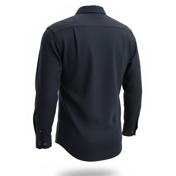 Carhartt FR Flame Resistant Work Shirt Navy Blue Size Large Style 294 20 Cat 2 - Picture 4 of 13